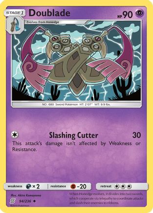 Doublade (94) [SM - Unified Minds] Reverse Holofoil - Deck Out Gaming