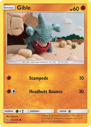 Gible (112) [SM - Unified Minds] - Deck Out Gaming