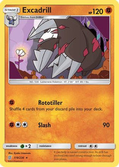 Excadrill (119) [SM - Unified Minds] Reverse Holofoil - Deck Out Gaming