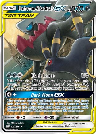 Umbreon & Darkrai GX (125) [SM - Unified Minds] Holofoil - Deck Out Gaming