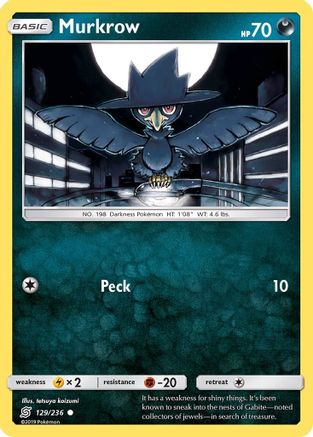 Murkrow (129) (129) [SM - Unified Minds] - Deck Out Gaming