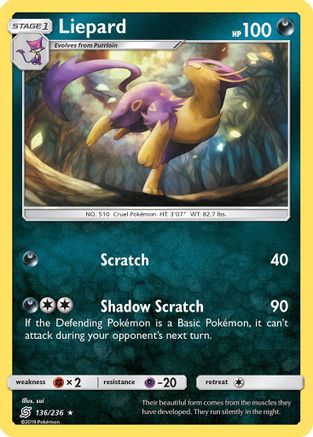 Liepard (136) [SM - Unified Minds] - Deck Out Gaming