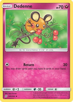 Dedenne (145) [SM - Unified Minds] Reverse Holofoil - Deck Out Gaming
