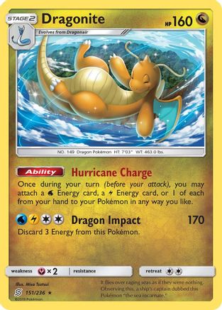 Dragonite (151) [SM - Unified Minds] Reverse Holofoil - Deck Out Gaming