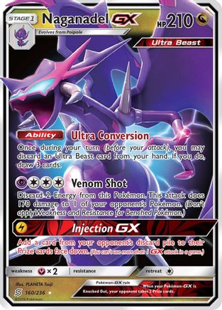 Naganadel GX (160) [SM - Unified Minds] Holofoil - Deck Out Gaming