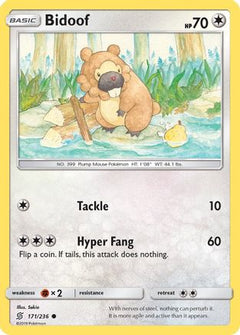 Bidoof (171) [SM - Unified Minds] Reverse Holofoil - Deck Out Gaming