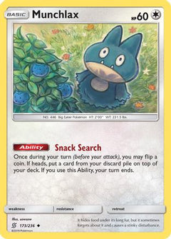 Munchlax (173) [SM - Unified Minds] Reverse Holofoil - Deck Out Gaming