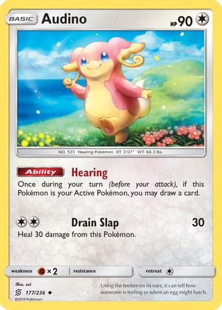 Audino (177) [SM - Unified Minds] Reverse Holofoil - Deck Out Gaming