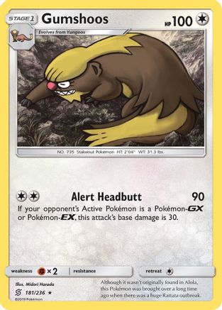 Gumshoos (181) [SM - Unified Minds] Reverse Holofoil - Deck Out Gaming