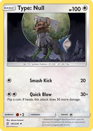 Type: Null (183) [SM - Unified Minds] Reverse Holofoil - Deck Out Gaming