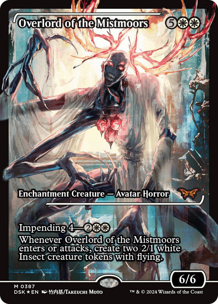 Overlord of the Mistmoors (Showcase) (387) [Duskmourn: House of Horror] foil - Deck Out Gaming