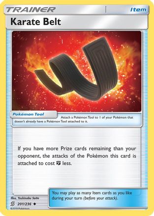 Karate Belt (201) [SM - Unified Minds] Reverse Holofoil - Deck Out Gaming