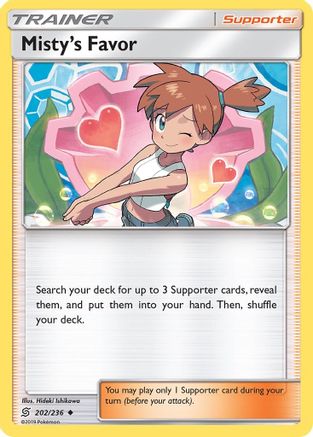 Misty's Favor (202) [SM - Unified Minds] Reverse Holofoil - Deck Out Gaming