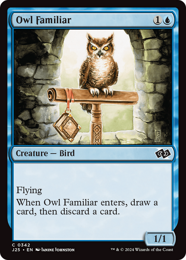 Owl Familiar (342) [Foundations Jumpstart] - Deck Out Gaming