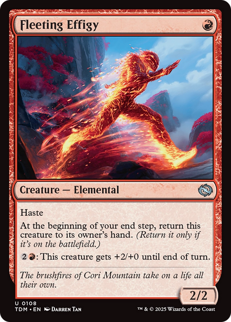 Fleeting Effigy (108) [Tarkir: Dragonstorm] - Deck Out Gaming