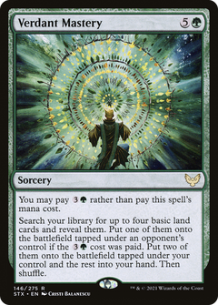 Verdant Mastery (146) [Strixhaven: School of Mages] - Deck Out Gaming