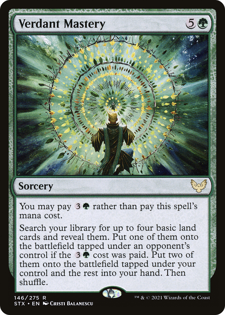 Verdant Mastery (146) [Strixhaven: School of Mages] - Deck Out Gaming
