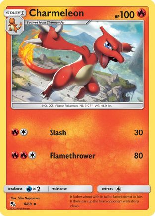 Charmeleon (8) [Hidden Fates] Reverse Holofoil - Deck Out Gaming