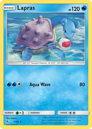 Lapras (17) [Hidden Fates] Reverse Holofoil - Deck Out Gaming