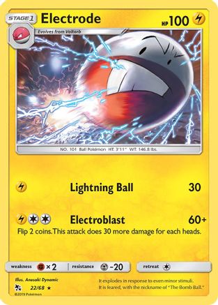 Electrode (22) [Hidden Fates] Reverse Holofoil - Deck Out Gaming