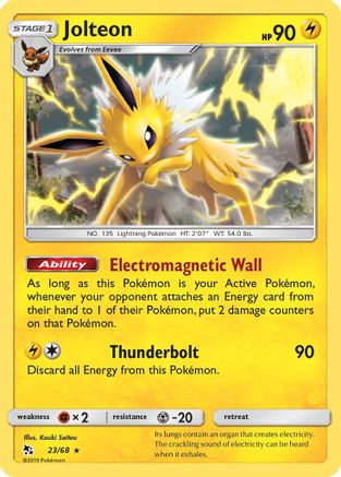 Jolteon (23/68) [Hidden Fates] - Deck Out Gaming