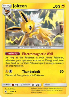 Jolteon (23) [Hidden Fates] Reverse Holofoil - Deck Out Gaming