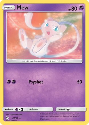 Mew (32) [Hidden Fates] Reverse Holofoil - Deck Out Gaming