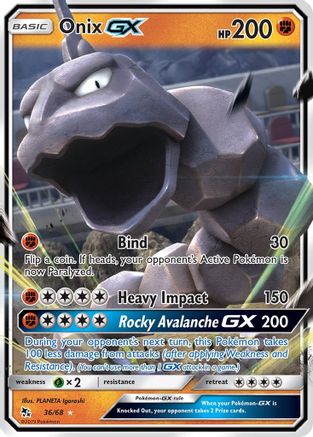 Onix GX (36) [Hidden Fates] Holofoil - Deck Out Gaming