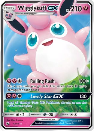 Wigglytuff GX (42) [Hidden Fates] Holofoil - Deck Out Gaming