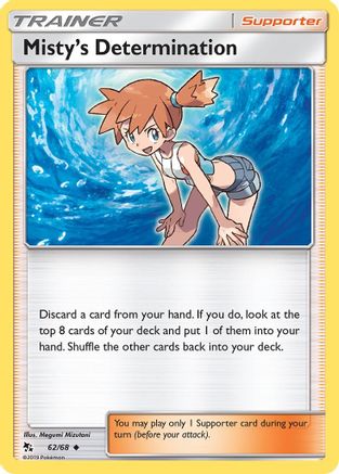 Misty's Determination (62) [Hidden Fates] Reverse Holofoil - Deck Out Gaming