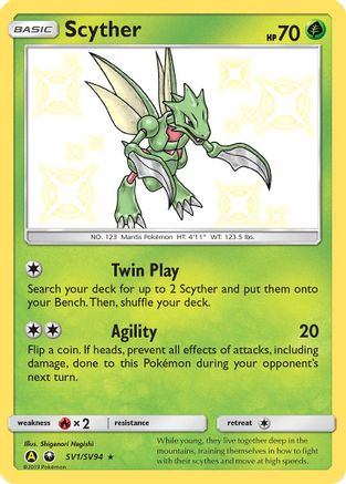 Scyther (SV1) [Hidden Fates: Shiny Vault] Holofoil - Deck Out Gaming
