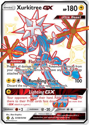 Xurkitree GX (SV58) [Hidden Fates: Shiny Vault] Holofoil - Deck Out Gaming