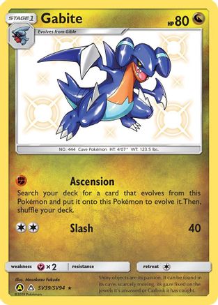 Gabite (SV39) [Hidden Fates: Shiny Vault] Holofoil - Deck Out Gaming