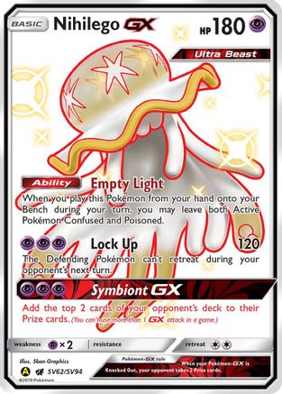 Nihilego GX (SV62) [Hidden Fates: Shiny Vault] Holofoil - Deck Out Gaming