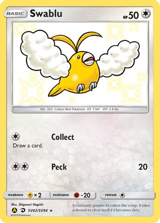 Swablu (SV42) [Hidden Fates: Shiny Vault] Holofoil - Deck Out Gaming