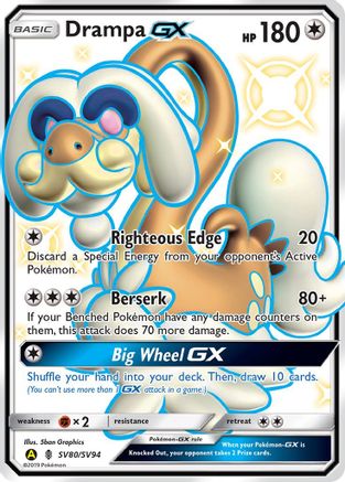 Drampa GX (SV80) [Hidden Fates: Shiny Vault] Holofoil - Deck Out Gaming