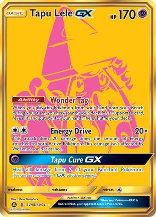 Tapu Lele GX (SV94) [Hidden Fates: Shiny Vault] Holofoil - Deck Out Gaming