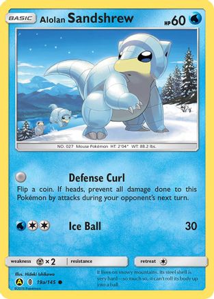 Alolan Sandshrew - 19a/145 (19a) [Alternate Art Promos] Holofoil - Deck Out Gaming