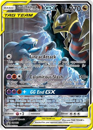 Garchomp & Giratina-GX [SM Black Star Promos] - Deck Out Gaming