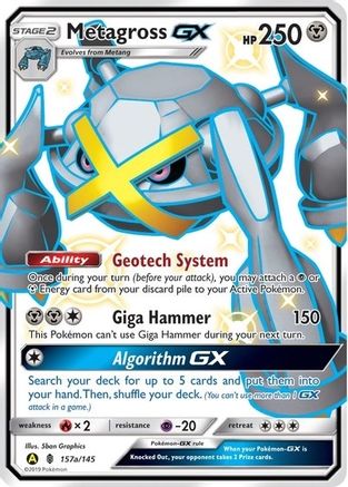 Metagross GX - 157a/145 (157a) [Alternate Art Promos] Holofoil - Deck Out Gaming