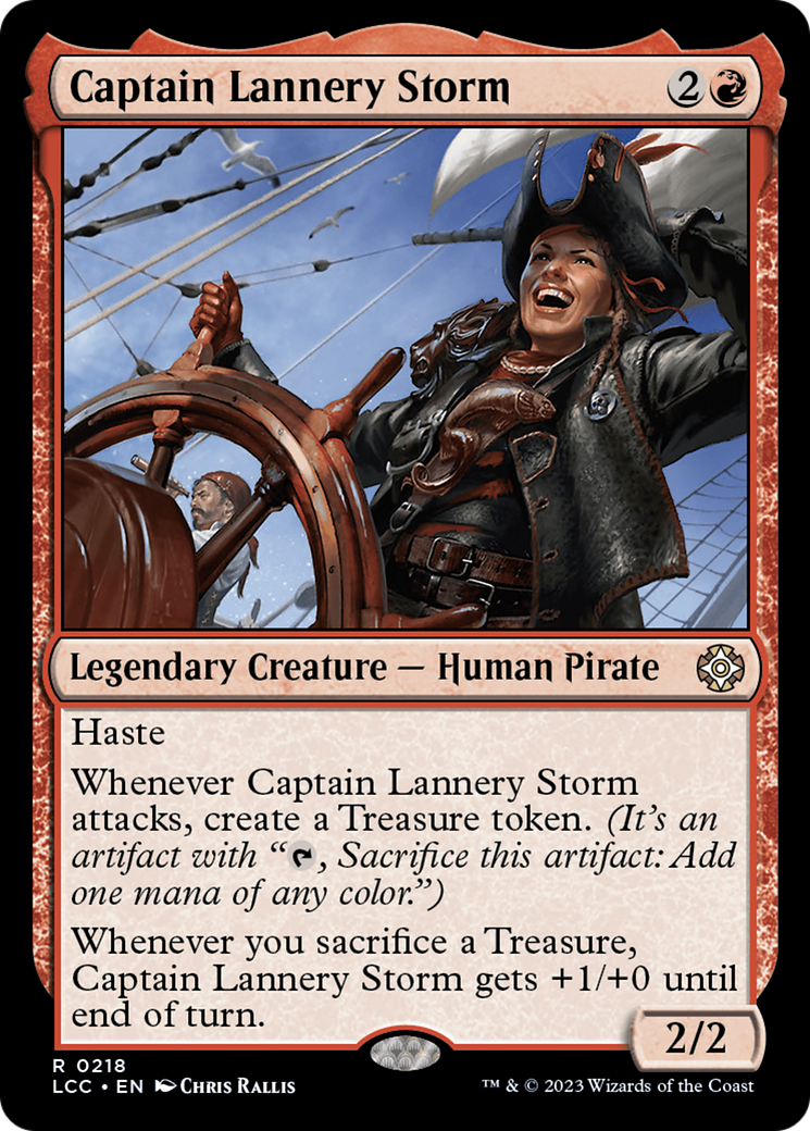Captain Lannery Storm (218) [The Lost Caverns of Ixalan Commander] - Deck Out Gaming