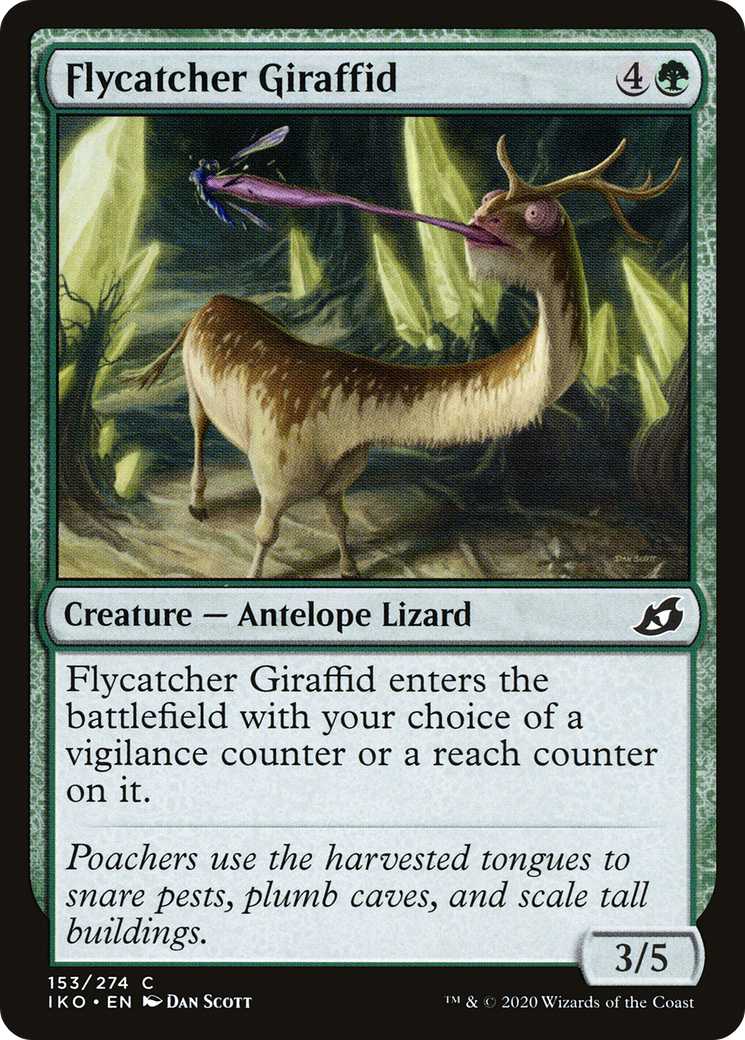 Flycatcher Giraffid (153) [Ikoria: Lair of Behemoths] foil - Deck Out Gaming