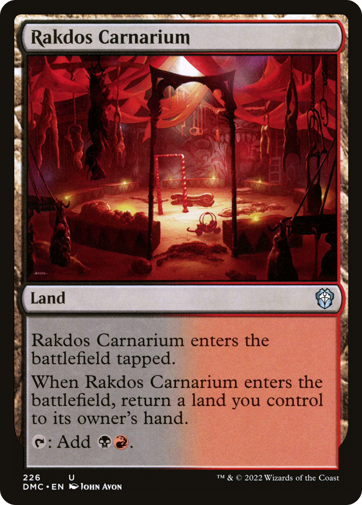 Rakdos Carnarium (226) [Dominaria United Commander] - Deck Out Gaming