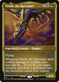 Teneb, the Harvester (Foil Etched) (543) [Double Masters 2022] foil - Deck Out Gaming