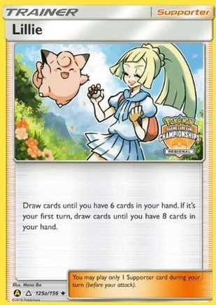 Lillie - 125a/156 (Regional Championships) (125a) [League & Championship Cards] Reverse Holofoil - Deck Out Gaming