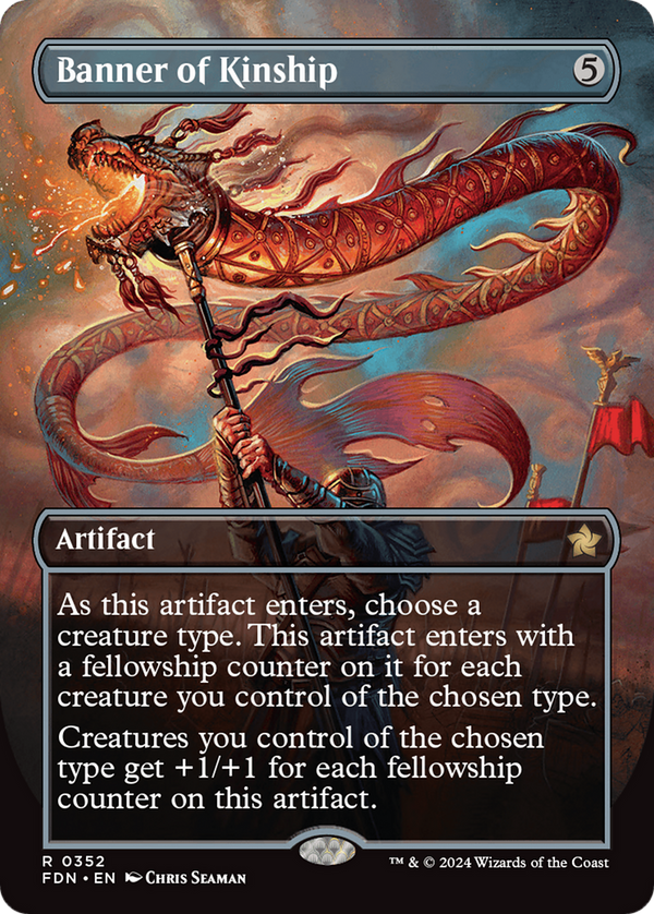 Banner of Kinship (Borderless) (352) [Foundations] - Deck Out Gaming