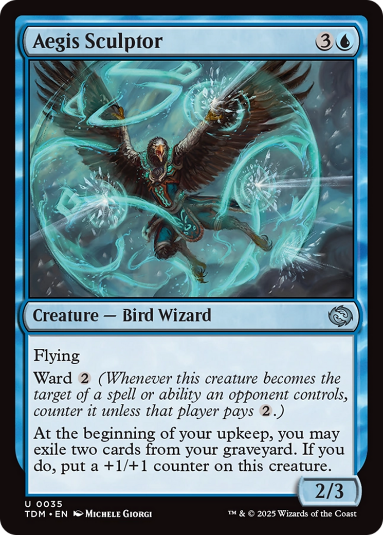 Aegis Sculptor (35) [Tarkir: Dragonstorm] foil - Deck Out Gaming