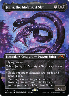 Junji, the Midnight Sky (Borderless) (409) [Kamigawa: Neon Dynasty] - Deck Out Gaming