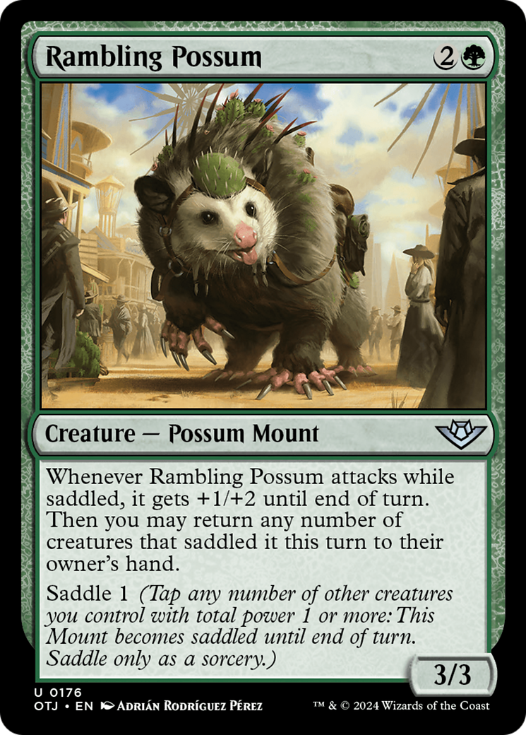 Rambling Possum (176) [Outlaws of Thunder Junction] - Deck Out Gaming