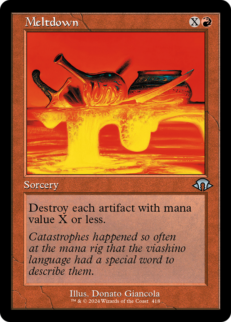 Meltdown (Retro Frame) (418) [Modern Horizons 3] - Deck Out Gaming